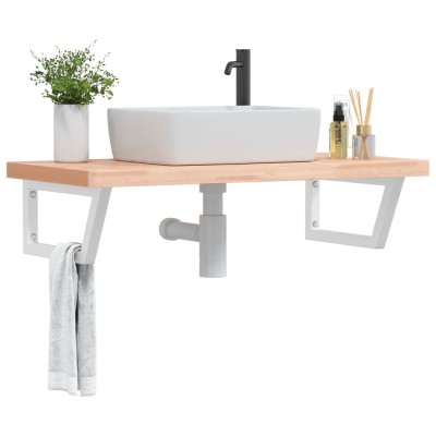 Washbasin shelf, steel and...