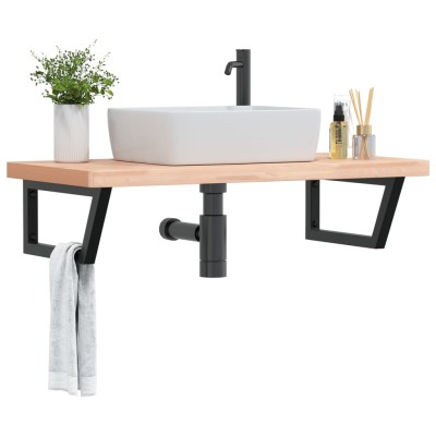 Washbasin shelf, steel and...
