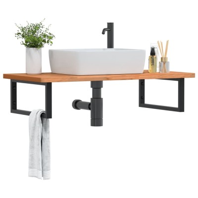 Washbasin shelf, steel and...