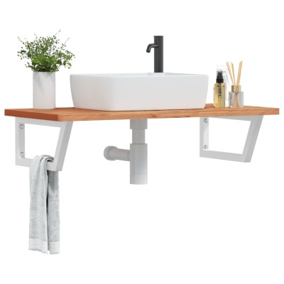 Washbasin shelf, steel and...