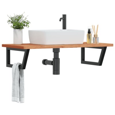Washbasin shelf, steel and...