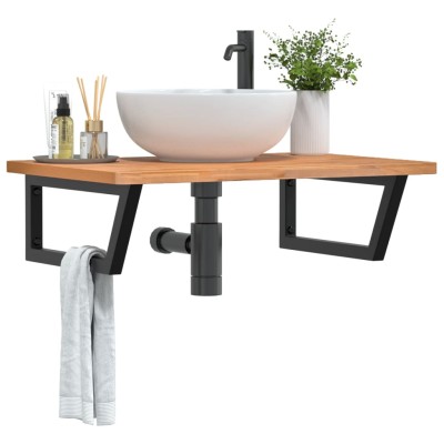 Washbasin shelf, steel and...