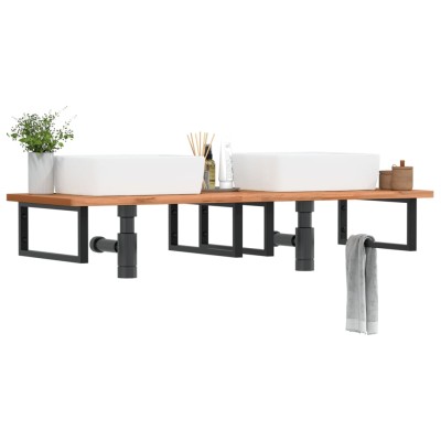 Washbasin shelf, steel and...