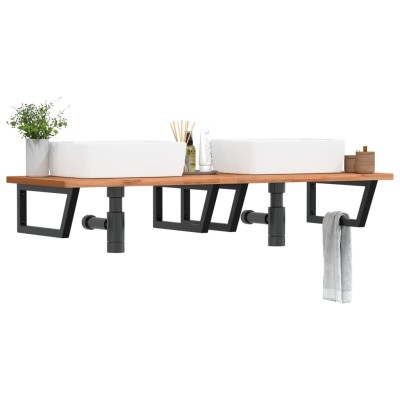Washbasin shelf, steel and...