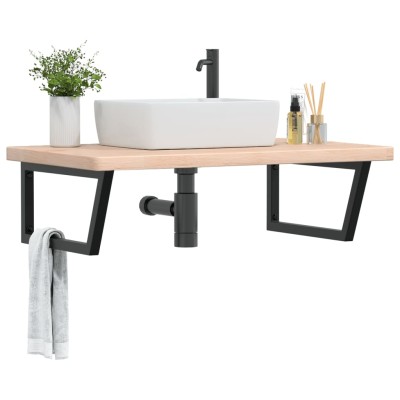 Washbasin shelf, steel and...