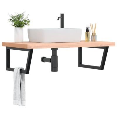 Washbasin shelf, steel and...