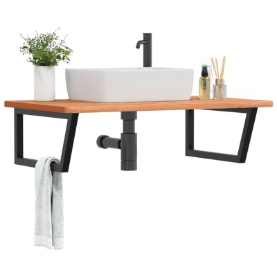 Washbasin shelf, steel and...