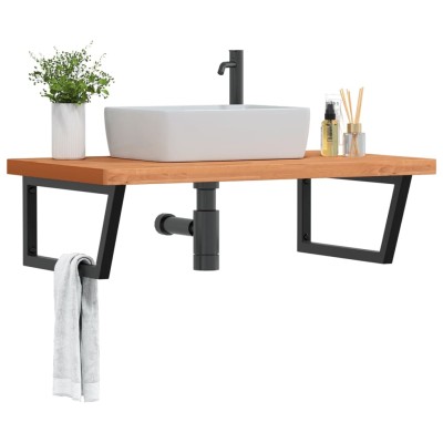 Washbasin shelf, steel and...