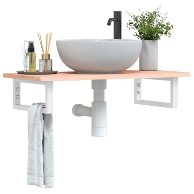 Washbasin shelf, steel and...