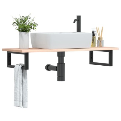 Washbasin shelf, steel and...