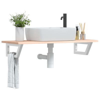 Washbasin shelf, steel and...