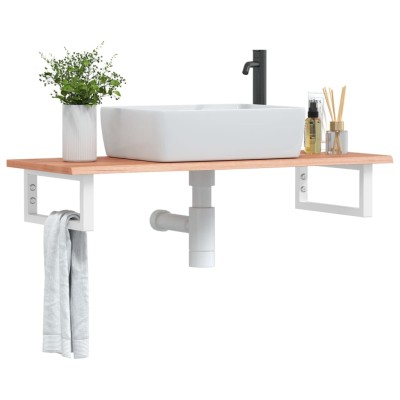 Washbasin shelf, steel and...