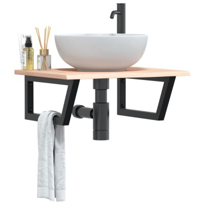 Washbasin shelf, steel and...
