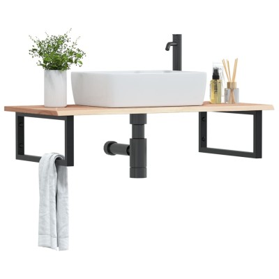 Washbasin shelf, steel and...
