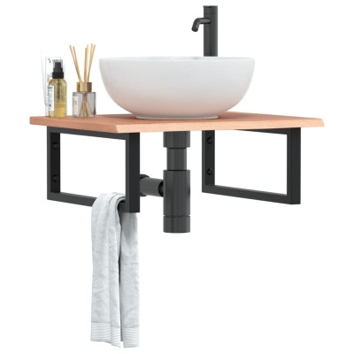 Washbasin shelf, steel and...