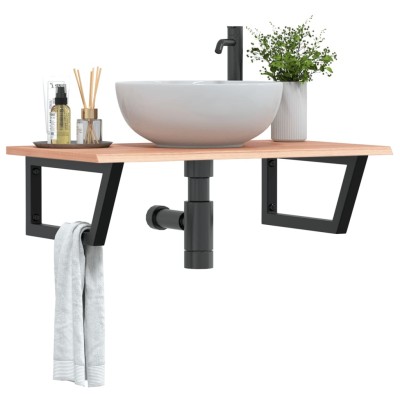 Washbasin shelf, steel and...
