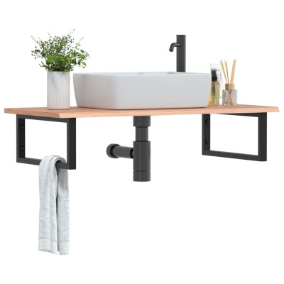 Washbasin shelf, steel and...