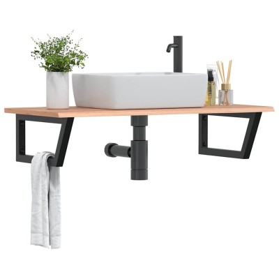 Washbasin shelf, steel and...