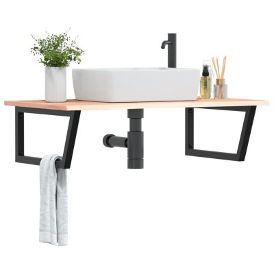 Washbasin shelf, steel and...