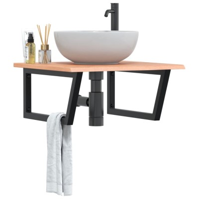 Washbasin shelf, steel and...