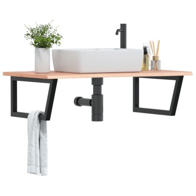 Washbasin shelf, steel and...