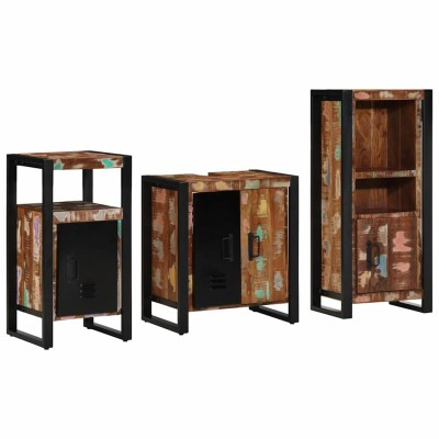 Bathroom furniture set with...