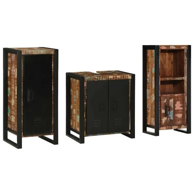 Bathroom furniture set with...