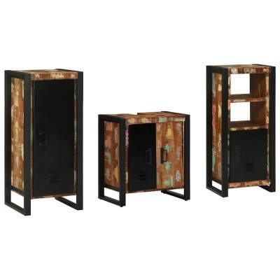 Bathroom furniture set with...