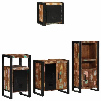 Bathroom furniture set with...