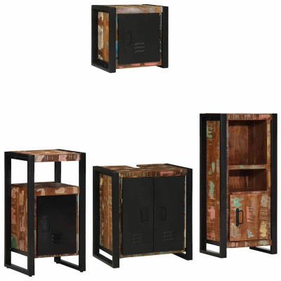 Bathroom furniture set with...