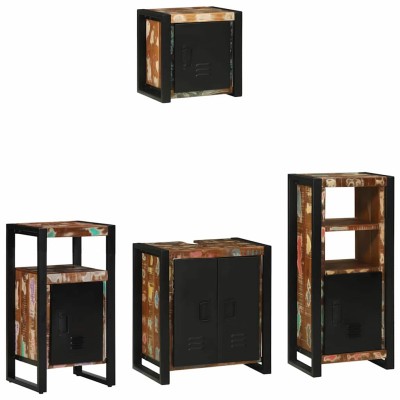 Bathroom furniture set with...