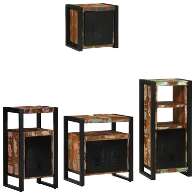 Bathroom furniture set with...