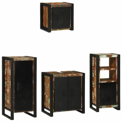 Bathroom furniture set with...