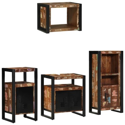 Bathroom furniture set with...