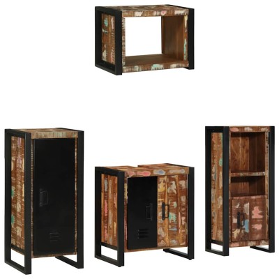 Bathroom furniture set with...