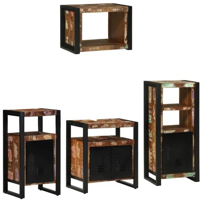 Bathroom furniture set with...