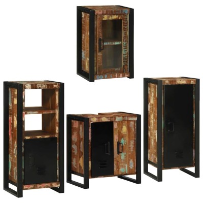 Bathroom furniture set with...