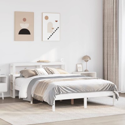 Bed frame without mattress,...