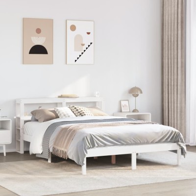 Bed frame without mattress,...