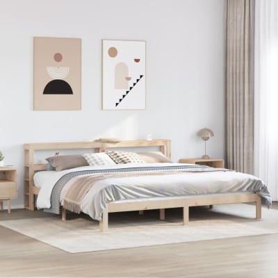 Bed frame with headboard,...