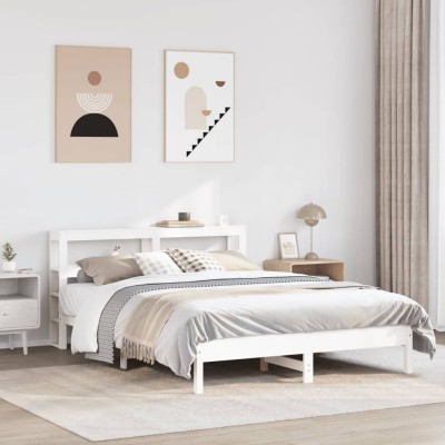 Bed frame without mattress,...