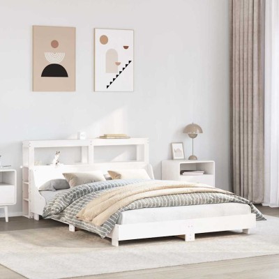 Bed frame without mattress,...