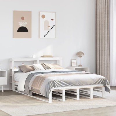 Bed frame without mattress,...