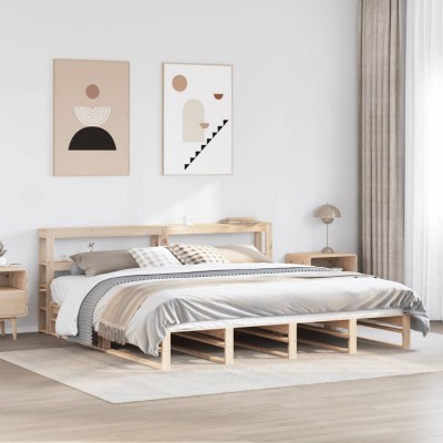 Bed frame without mattress,...