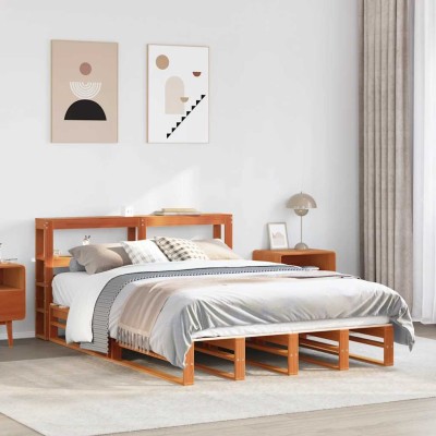 Bed frame without mattress,...
