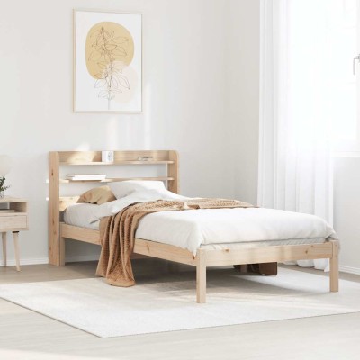 Bed frame without mattress,...
