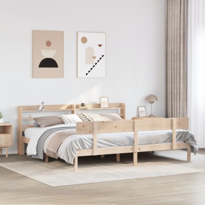 Bed frame without mattress,...
