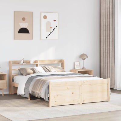 Bed frame with headboard,...