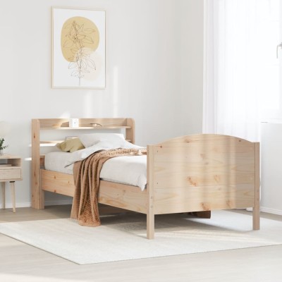 Bed frame without mattress,...