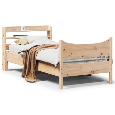 Bed frame with headboard,...